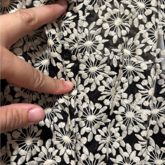 Sam Edelman Black and White Floral Dress - Picture 2 of 5